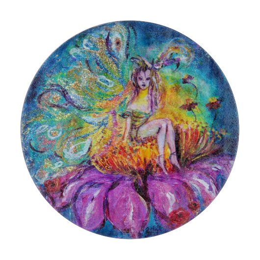 BLUME-FAIRE IN DER NACHT SCHNEIDEBRETT (Vorderseite)