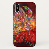 BLUME FAIRE IN RED Fantasy Case-Mate iPhone Hülle (Rückseite)