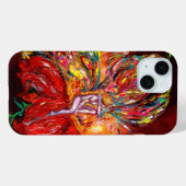BLUME FAIRE IN RED Fantasy Case-Mate iPhone Hülle (Rückseite (Horizontal))