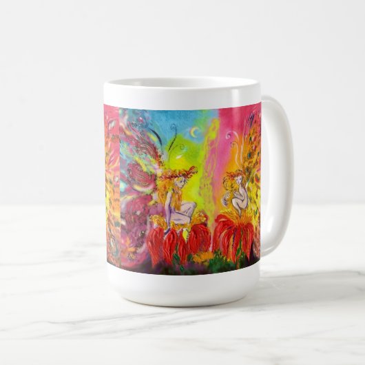 BLUME FAIRIEN DAWN Fantasy Kaffeetasse (VorderseiteRechts)
