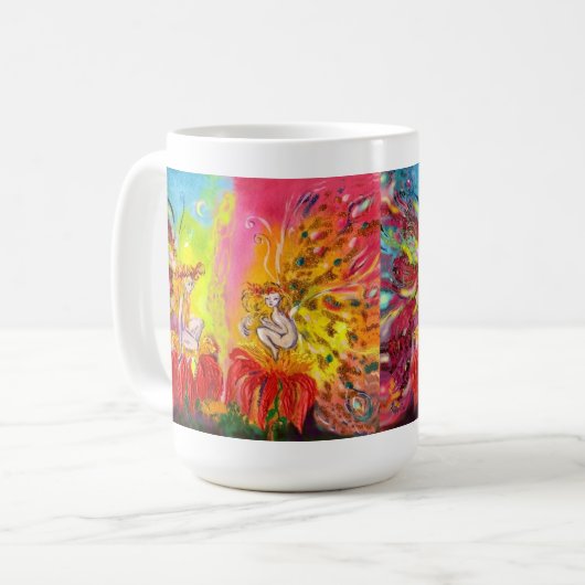 BLUME FAIRIEN DAWN Fantasy Kaffeetasse (Vorderseite Links)