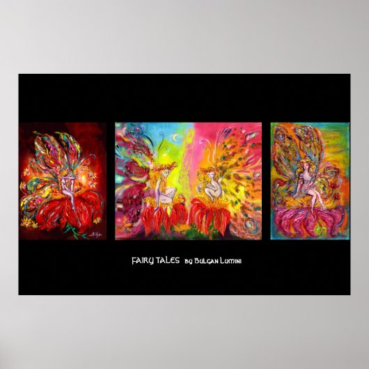 BLUME FAIRIEN IN DER NACHT POSTER (Vorne)