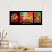 BLUME FAIRIEN IN DER NACHT POSTER (Küche)