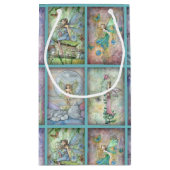 Blume Fairies Fantasy Art Kleine Geschenktüte (Rückseite)