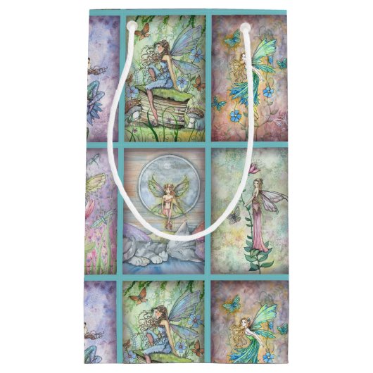 Blume Fairies Fantasy Art Kleine Geschenktüte (Vorderseite)