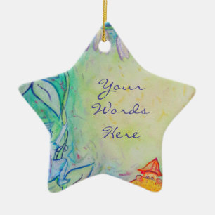 Blume Fairies Garden Kunst, Dichtung und Musik Keramik Ornament