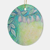 Blume Fairies Garden Kunst, Dichtung und Musik Keramik Ornament (Links)