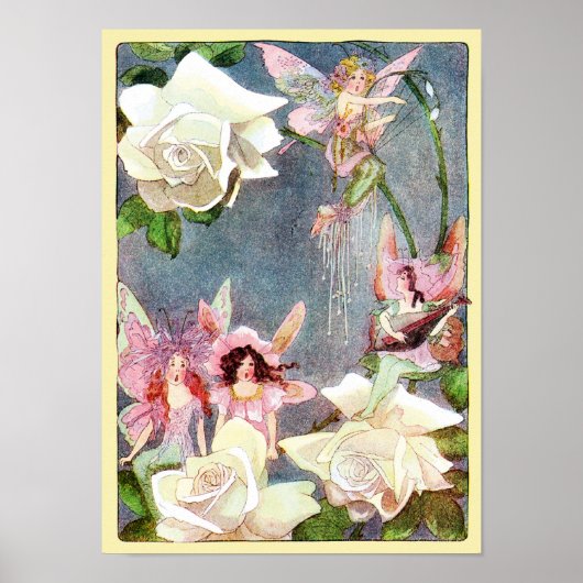 Blume Fairies Singposter drucken Poster (Vorne)
