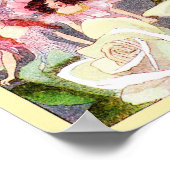 Blume Fairies Singposter drucken Poster (Ecke)