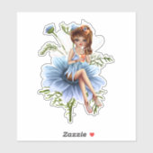 Blume Fairy Aufkleber (Blatt)