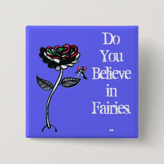 Blume Fairy Button (Vorderseite)