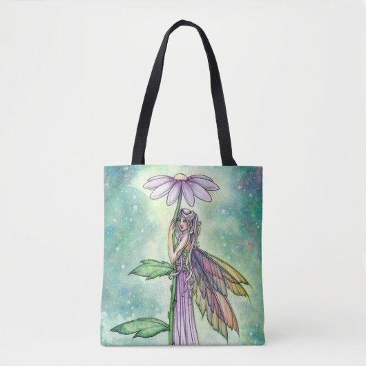 Blume Fairy Colorful Starry Garden Kunstwerk Tasche (Vorderseite)