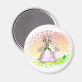 Blume Fairy Design 1 Magnet (Vorderseite/Rückseite)
