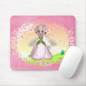 Blume Fairy Design 1b Mousepad (Mit Mouse)
