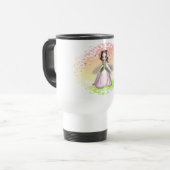 Blume Fairy Design 2 Reisebecher (Vorderseite Links)