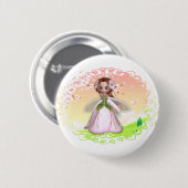 Blume Fairy Design 3 Button (Vorne & Hinten)