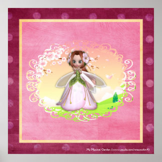 Blume Fairy Design 3 Plakatdruck Poster