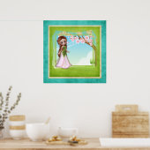 Blume Fairy Design 4 Fantasy Poster Print (Küche)