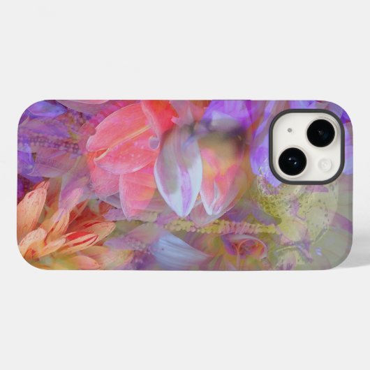 Blume Fairy Double Exposure Fantasy Art Case-Mate iPhone Hülle (Rückseite (Horizontal))