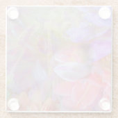 Blume Fairy Double Exposure Fantasy Art Glasuntersetzer (Rückseite)