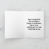 Blume Fairy Double Exposure Fantasy Art Karte (Innenseite)