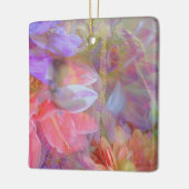 Blume Fairy Double Exposure Fantasy Art Keramikornament (Links)