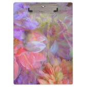 Blume Fairy Double Exposure Fantasy Art Klemmbrett (Vorderseite)