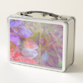 Blume Fairy Double Exposure Fantasy Art Metall Brotdose (Rückseite)