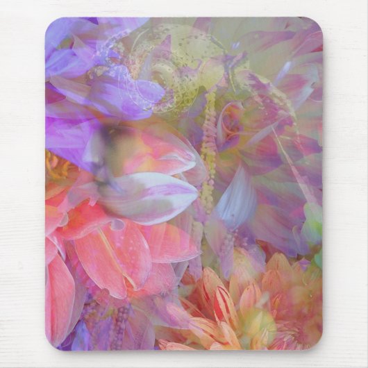 Blume Fairy Double Exposure Fantasy Art Mousepad (Vorne)