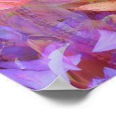 Blume Fairy Double Exposure Fantasy Art Poster (Ecke)