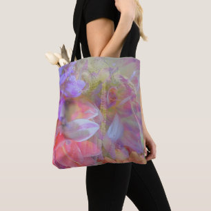 Blume Fairy Double Exposure Fantasy Art Tasche