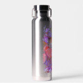 Blume Fairy Double Exposure Fantasy Art Trinkflasche (Vorne)