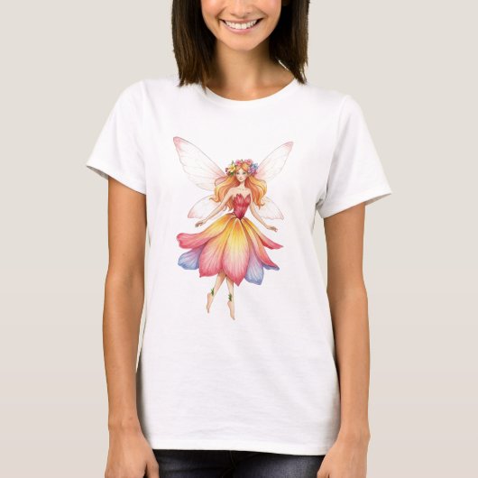 Blume Fairy Fantasy Magic Style T - Shirt (Vorderseite)