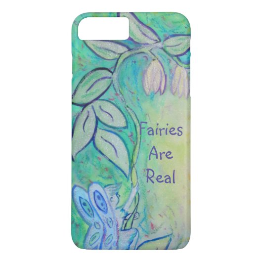 Blume Fairy Garden Art Custom iPhone 7 Fall Case-Mate iPhone Hülle (Rückseite)
