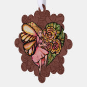 Blume Fairy Garden Blume Ornament Karte (Linke Ecke)