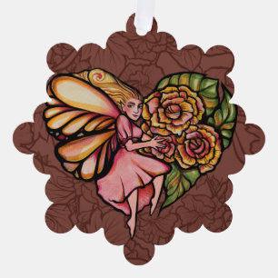 Blume Fairy Garden Blume Ornament Karte