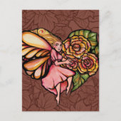 Blume Fairy Garden Blume Postkarte (Vorderseite)