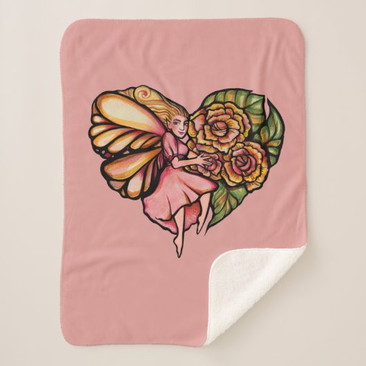 Blume Fairy Garden Blume Sherpadecke (Vorderseite)