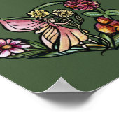 Blume Fairy Garden Fairies Poster (Ecke)