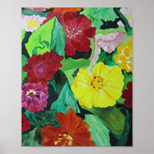 Blume Fairy Garden Malerei Art Poster
