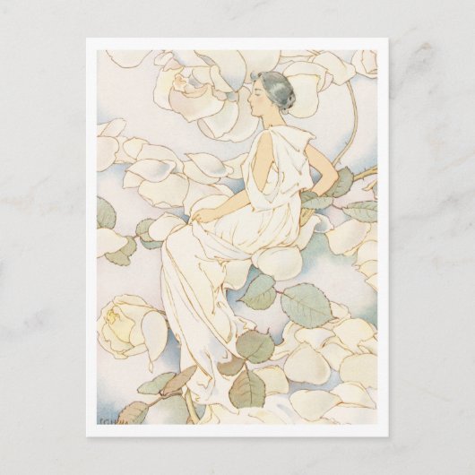 Blume Fairy, Laura Coombs Hills, Art Postkarte (Vorderseite)