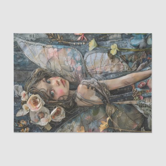 BLUME FAIRY MIRL DECOUPAGE TISSUPAPIER SEIDENPAPIER (Vorderseite)