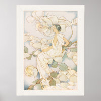 Blume Fairy mit Gelben Rosen