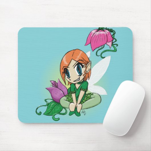 Blume Fairy Mousepad (Mit Mouse)