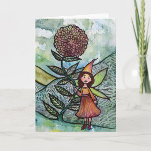 Blume Fairy Nature Lovers Fairies Karte