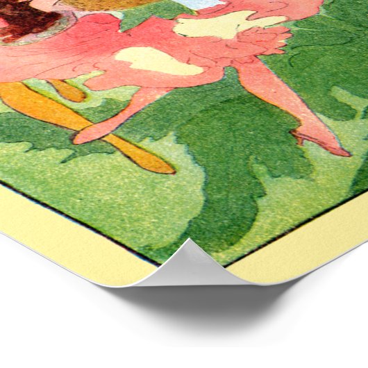 Blume Fairy Play Poster Print (Ecke)
