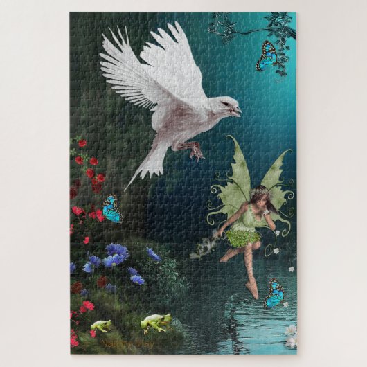 Blume Fairy Pond Puzzle (Vertikal)