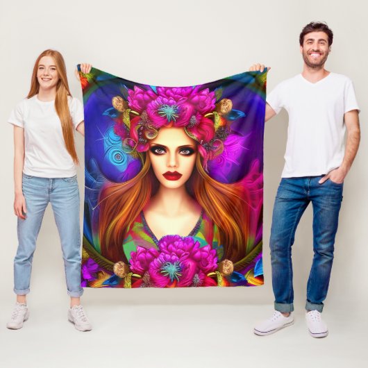 Blume Fairy Queen Fleecedecke (Beispiel)