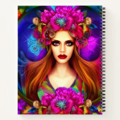 Blume Fairy Queen Notizblock (Rückseite)