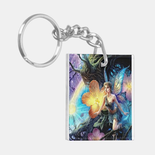 Blume Fairy Schlüsselanhänger (Vorderseite links)